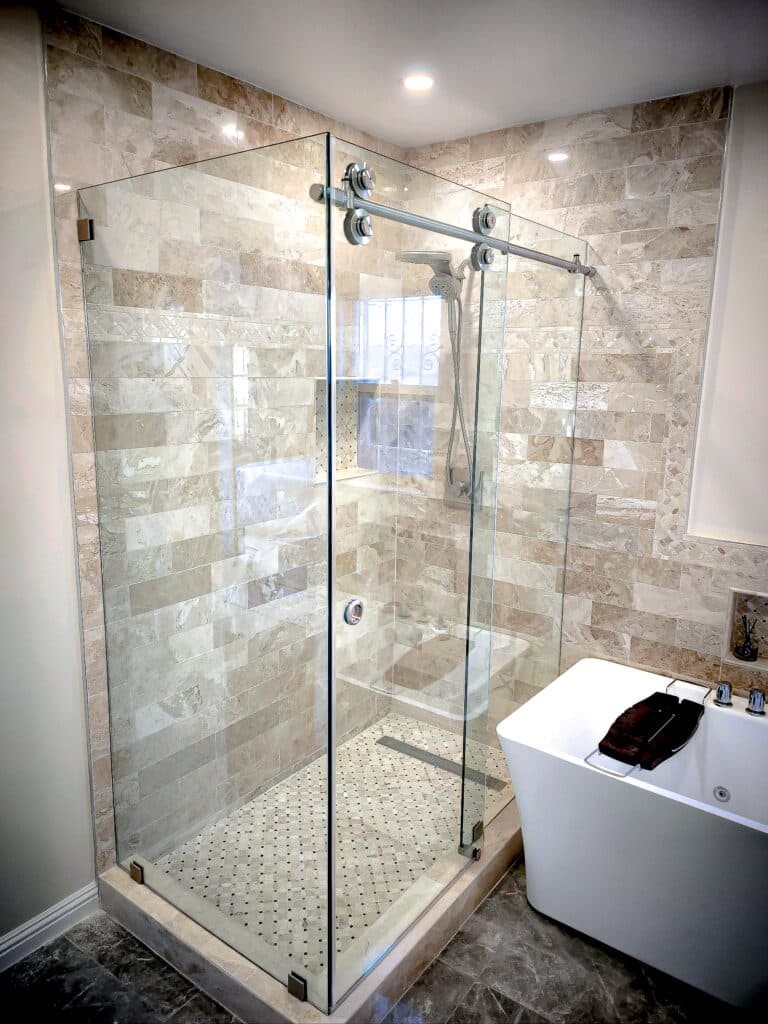 Frameless Glass Shower Enclosures and Corner Showers