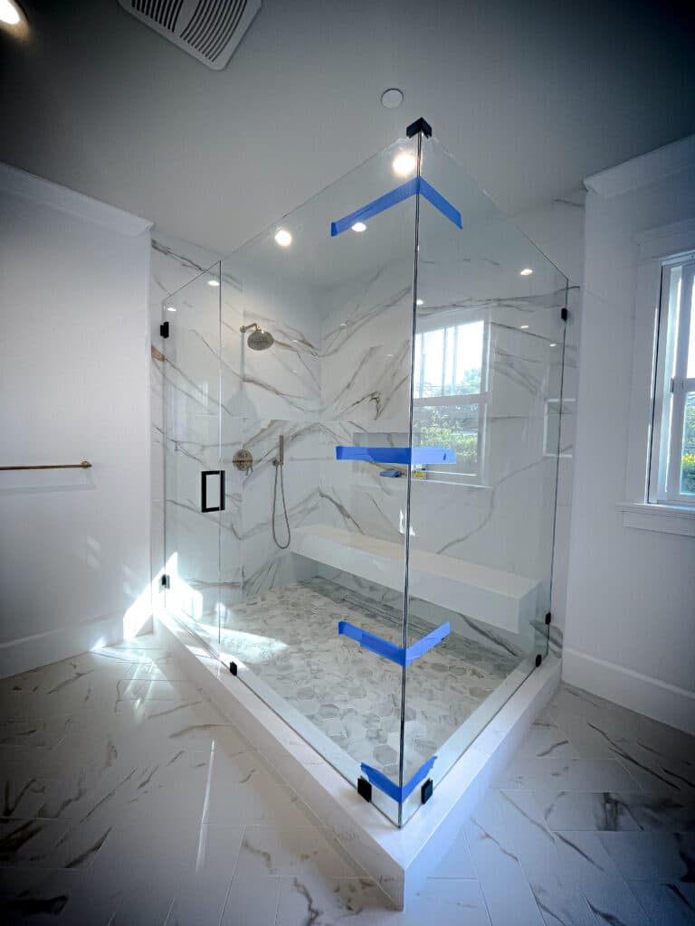 Frameless Glass Shower Enclosures and Corner Showers