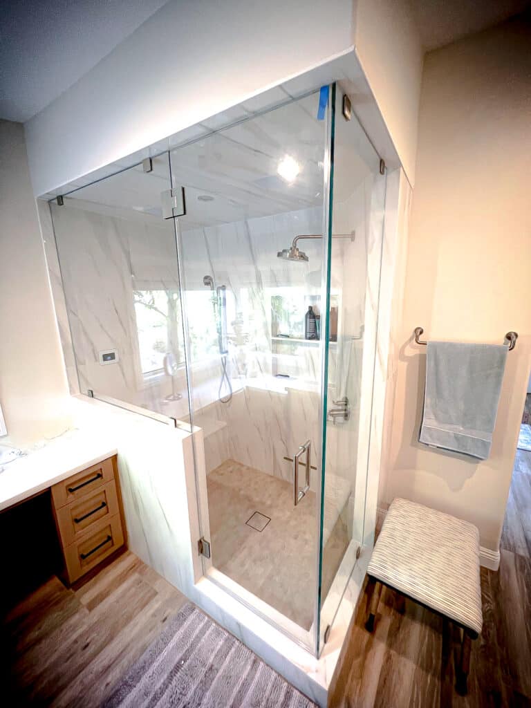 Frameless Glass Shower Enclosures and Corner Showers