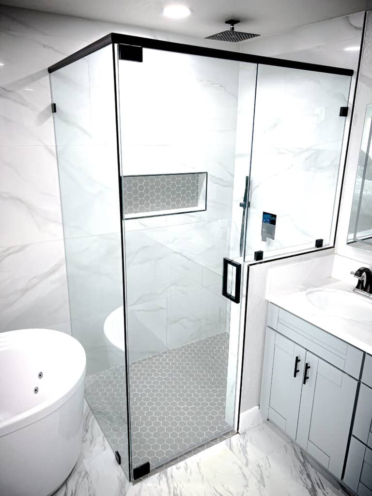 Frameless Glass Shower Enclosures and Corner Showers