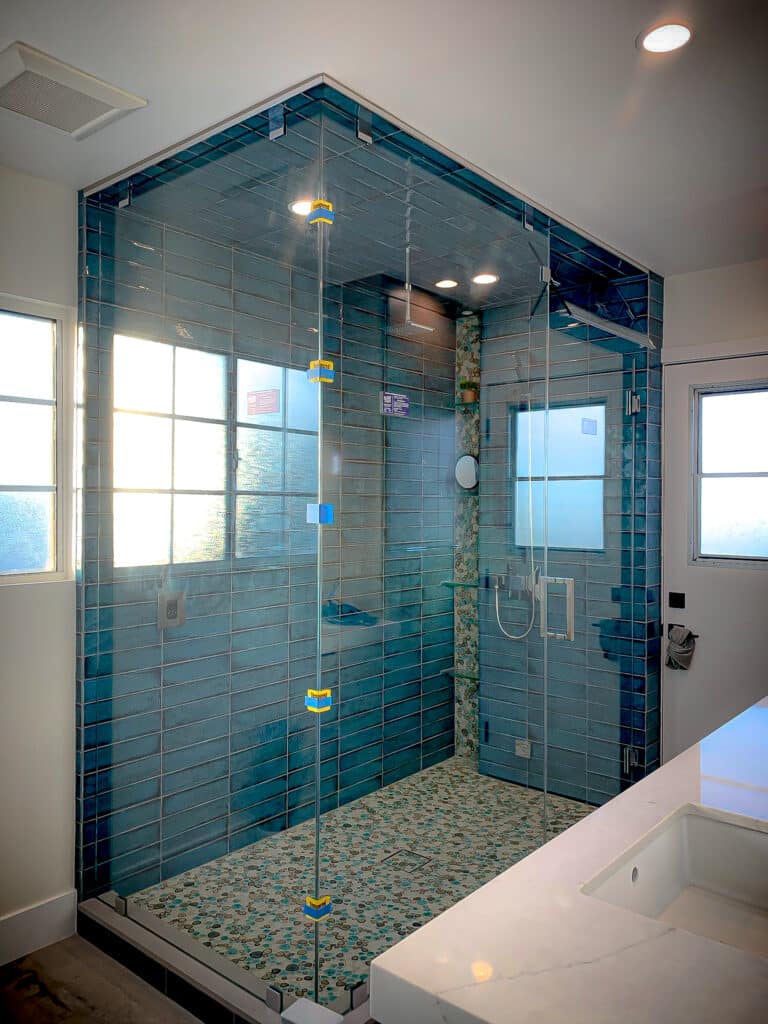 Frameless Glass Shower Enclosures and Corner Showers
