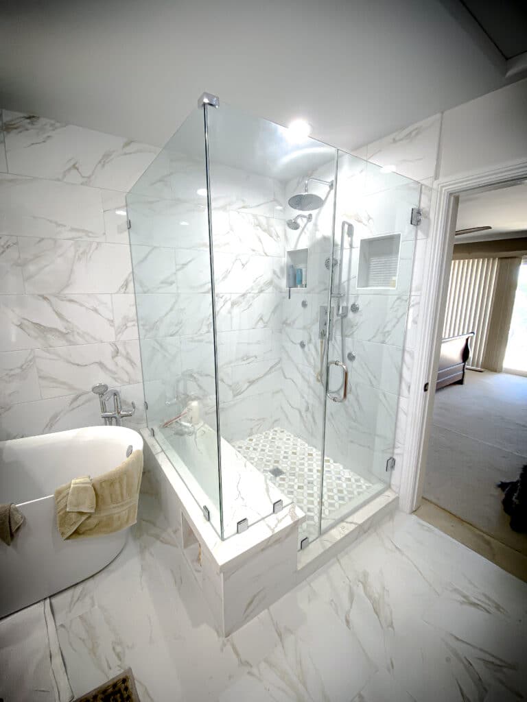 Frameless Glass Shower Enclosures and Corner Showers