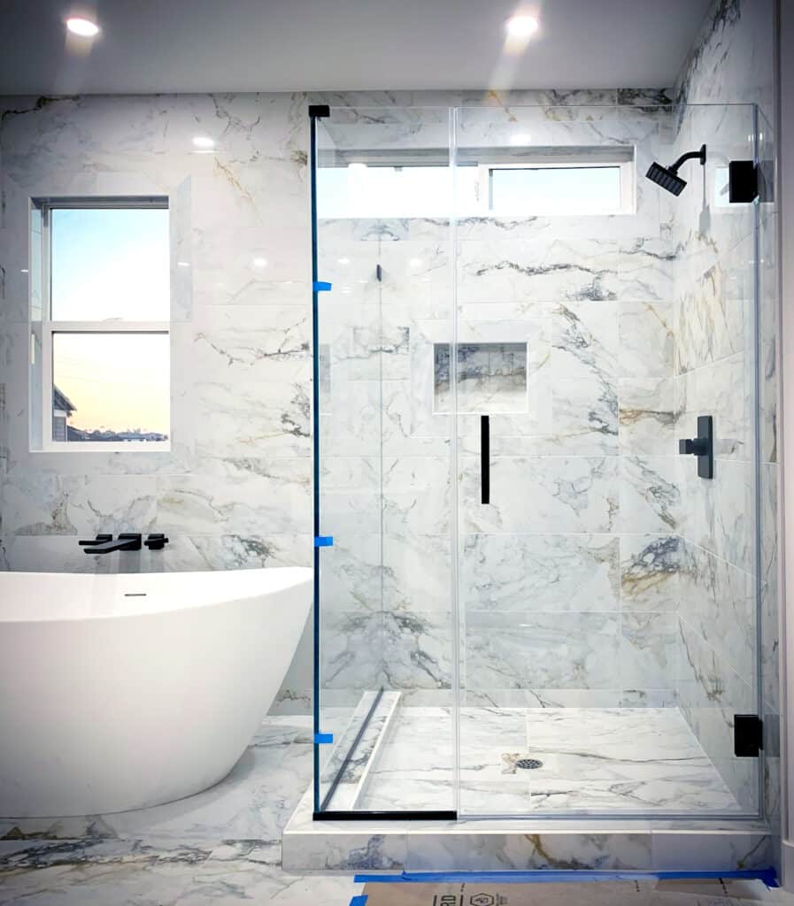 Frameless Glass Shower Enclosures and Corner Showers