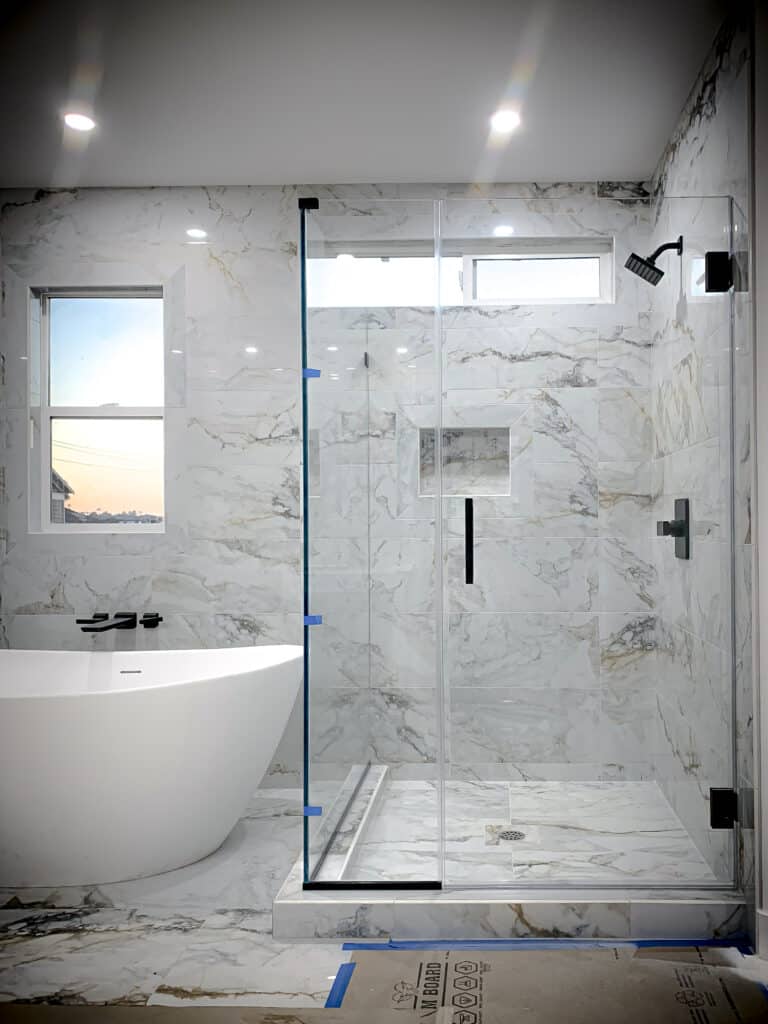 Frameless Glass Shower Enclosures and Corner Showers