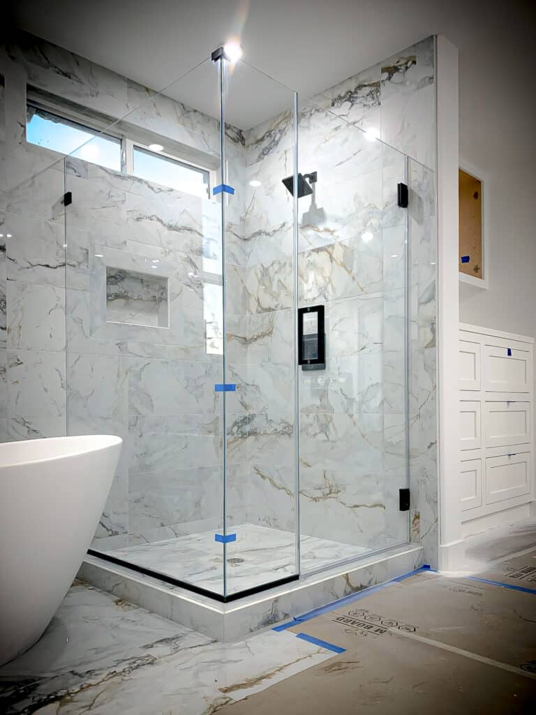 Frameless Glass Shower Enclosures and Corner Showers