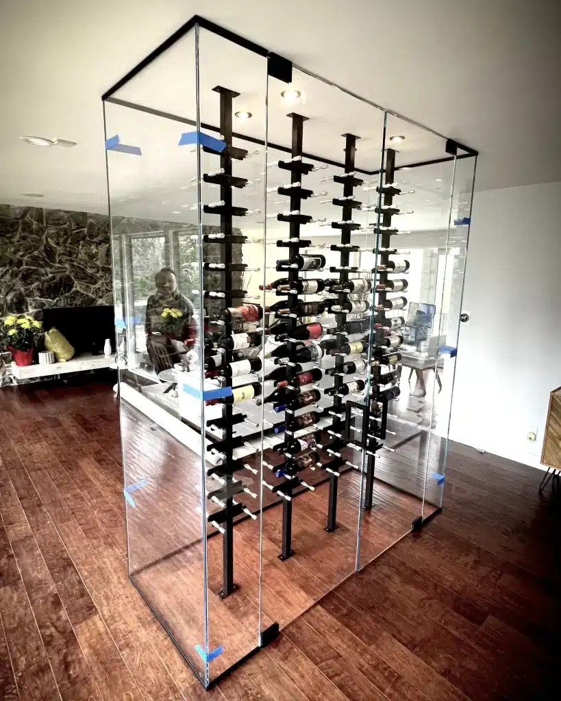 Frameless Glass Wine Cellars Custom Glass Wine Enclosures